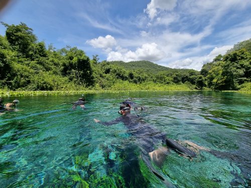 flutuacao rio azul