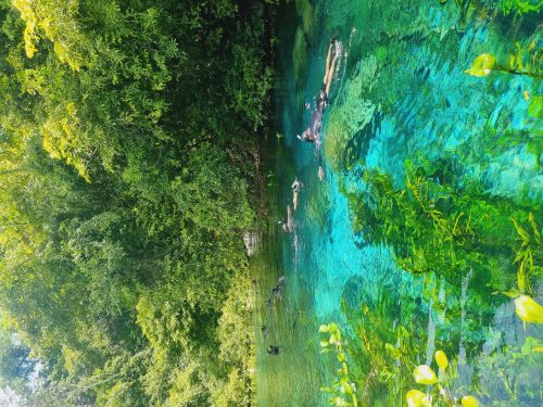 flutuacao rio azul